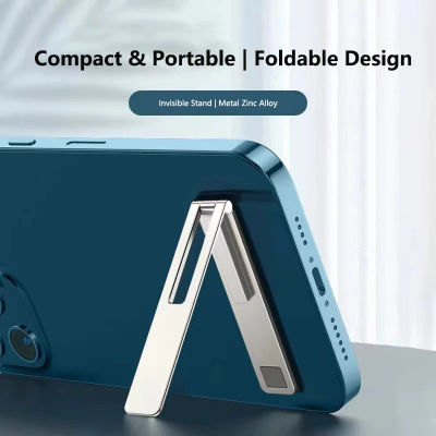 Soporte Magnético Ultrafino Plegable para Teléfono Móvil, Soporte de Escritorio de Aleación Metálica, Soporte Universal para Teléfono Celular