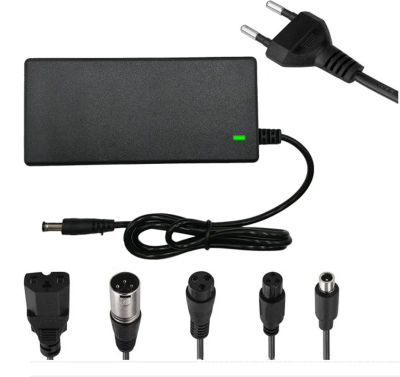 Cargador de equilibrio para patinete eléctrico, adaptador de corriente Universal de 42V/54,6 V 2A para batería de litio de 36 25,2 V 25,9 V 25,6 V 24V