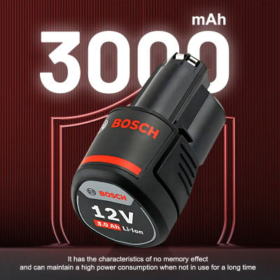 Batería Original Bosch de 12V, batería recargable de iones de litio BAT411 de 3000mAh BAT411A BAT412 BAT412A BAT413 cargador de batería