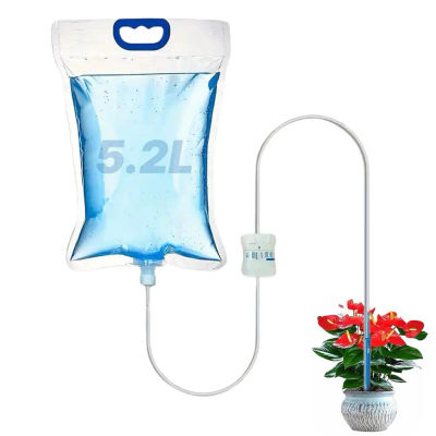 Bolsa de riego automática ajustable para jardinería, sistema de riego automático para plantas, herramienta de gran capacidad, riego automático para jardinería, X9A7, 5,2 l