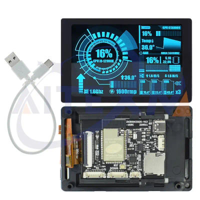 1 Uds. Placa de desarrollo ESP32-WT32-SC01 PLUS con pantalla LCD multitáctil capacitiva de 3,5 pulgadas 320X480 Bluetooth incorporado Wifi