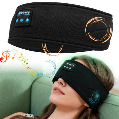 Auriculares Inalámbricos Bluetooth con Máscara para Ojos, Diadema Deportiva, Auriculares con Cancelación de Ruido para Hablar, Correr, Yoga, Música, Diadema Inalámbrica para Dormir