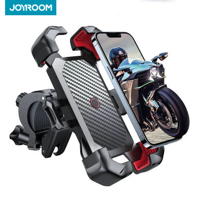 Joyroom 360 ° Ver soporte para teléfono de bicicleta, soporte para teléfono de motocicleta para soporte para teléfono móvil de 4,7-7 pulgadas, soporte a prueba de golpes, Clip GPS