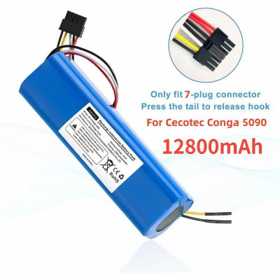 Batería de repuesto Original para Robot aspirador CECOTEC CONGA 6500, 5090, 5490, 6090, 7090, 18650, accesorios