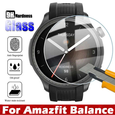 Película de vidrio templado 9H para Amazfit Balance Smartwatch Protector de pantalla para Amazfit Balance HD película protectora de reloj de vidrio