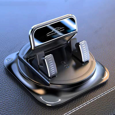Soporte Universal para Teléfono de Coche, Antideslizante, de Silicona, para el Tablero, con Rotación Libre de 360 Grados, Soporte de Navegación Head-Up para Teléfono Móvil