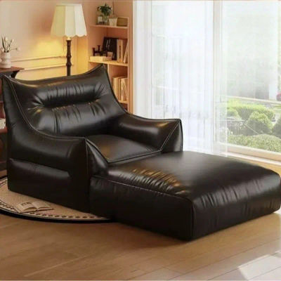Sofá Perezoso para Sala de Estar, Sofás de Lujo Modernos, Puff Gigante, Sofá Estético Relajante, Sofás Plegables Multifuncionales, Muebles para el Hogar