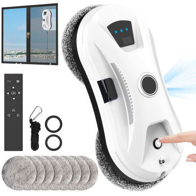 Robot aspirador ultrafino de 5600PA, Robot de limpieza de ventanas, vidrio eléctrico, pulverizador de agua automático, Control remoto para el hogar