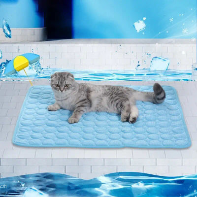 Alfombrillas de hielo para mascotas, cama de sofá refrescante para gatos y perros, colchoneta de descanso para perros pequeños, manta duradera para sofá.