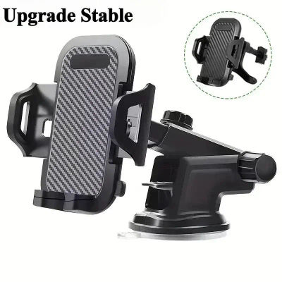 HOMEFISH Universal 360 ° Soporte giratorio para teléfono móvil con ventosa para coche, soporte estable para teléfono móvil en el coche