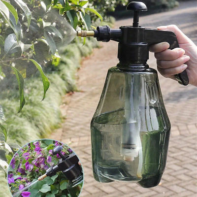 Regadera de jardín versátil de 50,72 oz con boquilla ajustable: pulverizador a presión duradero y fácil de usar para plantas y desinfección
