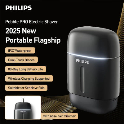 Afeitadora eléctrica Philips S90 PRO, cabezal flotante, afeitado húmedo y seco, carga rápida con recortador de pelo de nariz, hoja de acero inoxidable