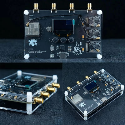 Kit inalámbrico RF CLOWN V2.0 ESP32 terminado, 3 NRF24L01 BLE Bluetooth, con OLED