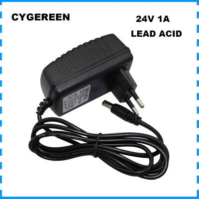 Cargador de pared de plomo y ácido de 24V 1A, 28,8 V, 24 voltios, juguetes para niños, cargador de batería DC 5,5*2,5 MM 2,1 MM