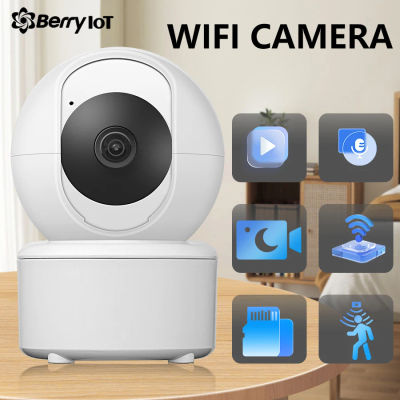 Cámara de Vigilancia WiFi de 4MP 2MP, Monitor para Bebés, Cámara de Seguridad Interior PTZ, Intercomunicador de Voz, Visión Nocturna