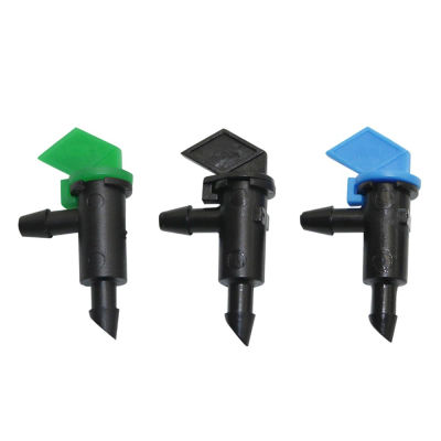 200 Uds 4L/8L/16L gotero de bandera 1/4 "flor constante con púas Micro emisor de riego por goteo jardín bonsái plantas flor riego gotero