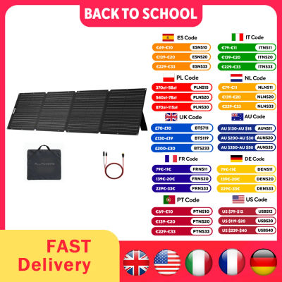 Panel Solar Plegable ALLPOWERS de 60/100/140/200W, Cargador Solar Móvil para Suministro de Energía, Generador Solar para Laptop, Pesca