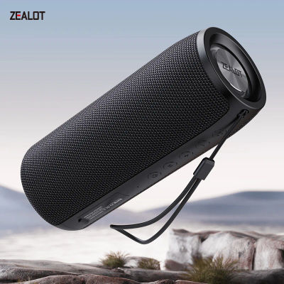 ZEALOT-S51 Potente altavoz Bluetooth Altavoces inalámbricos de graves Subwoofer Caja de sonido impermeable Soporte TF, TWS, Unidad flash USB