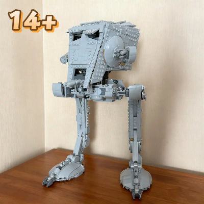 Hot Toys 1513 piezas Star Interstellar Conflict AT-ST Transport Walker Robot Bloques de Construcción Modelo de Rompecabezas Regalo de Cumpleaños Adorno