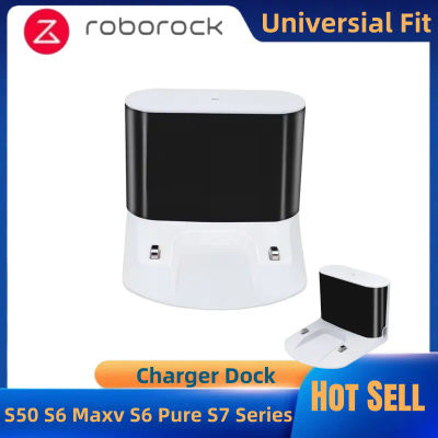 Base de carga de repuesto para Roborock: compatible con aspiradoras robot S50/S51/S55/S65/T65/S5 MAX/S6 MaxV/S6 Pure/S7