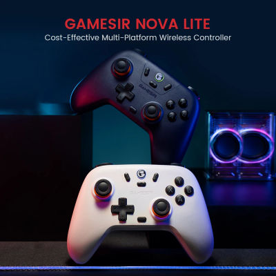 GameSir-controlador de interruptor inalámbrico Nova Lite, mando Bluetooth con efecto Hall para Nintendo Switch, iPhone, Android, teléfono y PC