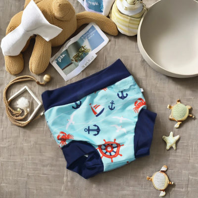 Pañales de Natación Eezkoala para Bebés Recién Nacidos, Pañales de Natación de Cintura Alta, Pañales de Tela Lavables para Bebés