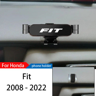 Soporte de teléfono para coche, accesorio ajustable para Honda Fit 2008-2022, navegación GPS, soporte para teléfono móvil, accesorios de interior