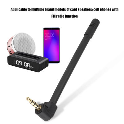 Antena Externa de 3.5mm, Mini Altavoz con Antena, Radio FM de 3.5mm, Altavoz Exterior Portátil con Antena Externa