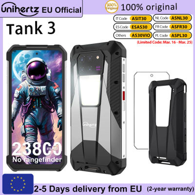 Stock de la UE Unihertz 8849 Tank 3 Smartphone resistente 5G 32GB 512GB 23800mAh Dimensity 8200 200MP teléfono celular 120W cargador 120Hz WIFI