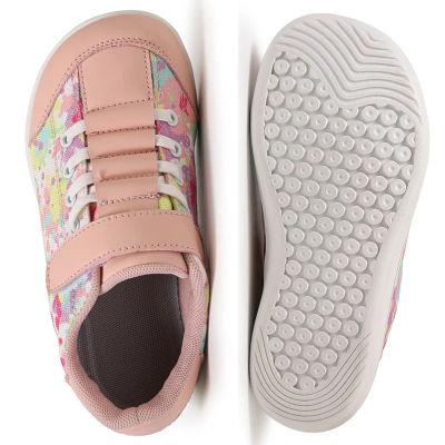 Zapatos descalzos de versión amplia para niños, zapatos antideslizantes para bebés y niñas, calzado deportivo para niños, suela saludable de caída cero, transpirable