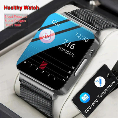 Nuevo Reloj Inteligente con ECG y Monitor de Ritmo Cardíaco para Hombre, Pantalla AMOLED HD, Reloj Deportivo con Medición de Ácido Úrico, Presión Arterial, Lípidos en Sangre, Reloj Inteligente de