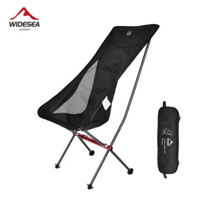 Widesea, silla plegable de pesca para acampar, silla para playa turística, silla larga para ocio, muebles de viaje de picnic