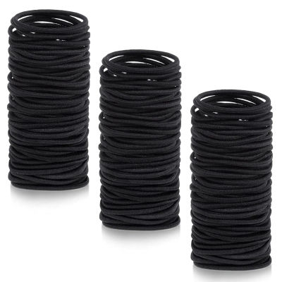 98 Uds. Elástico negro, lazos pequeños para el cabello, elásticos, bandas de goma para el cabello pequeñas, accesorios, coleteros para mujeres, niñas, bebés