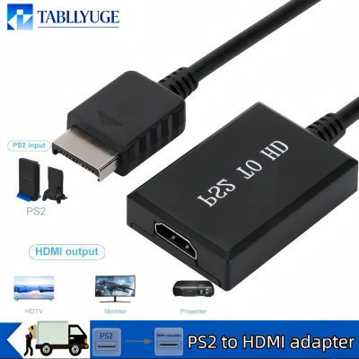 Adaptador convertidor de PS2 a HDMI con cable HDMI 480i 480P 576i para consola de juegos Sony PS2, adaptador de audio y vídeo para monitor HDTV