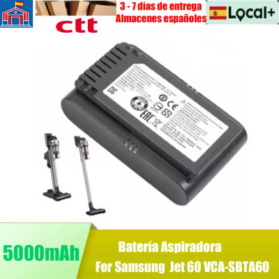 Nueva batería para aspiradora VCA-SBTA60 para Samsung Jet 60 turbo,Jet 75E Complete,VS15A6031R4 VS15A6031R5 VS20B75ACR5 VS20B75ADR5