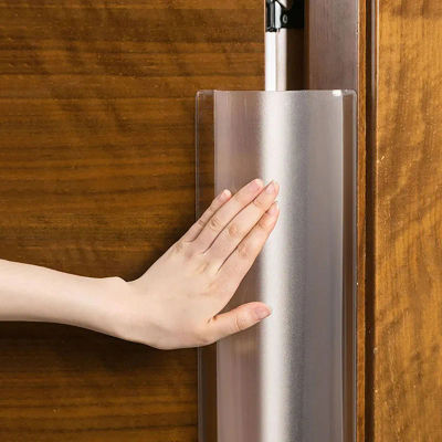 Cubierta protectora transparente de bisagra de puerta de seguridad para niños, protector de pellizco de dedo, seguridad para bebés para la parte posterior de la puerta, escuela de jardín de infantes