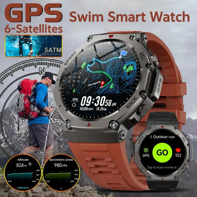 Para Amazfit t-rex 3 reloj inteligente militar GPS Amoled brújula reloj inteligente altímetro 10ATM impermeable deporte Smartwatch para hombres y mujeres