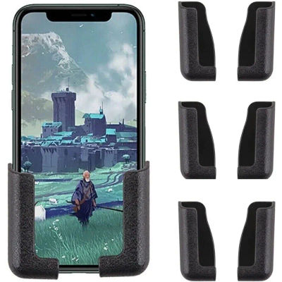 Soporte de teléfono móvil para coche, accesorio multifuncional, colgador, 1 o 3 pares