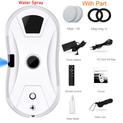 Robot aspirador electrónico para limpieza de ventanas, trabajo automático, Limpiacristales de vidrio eléctrico, Control remoto para el hogar