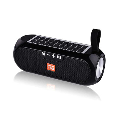 Altavoz Bluetooth con carga Solar estéreo Klack TG-182 inalámbrico, resistente al agua, AUX, Radio FM