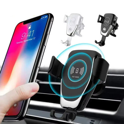 Cargador Inalámbrico para Teléfono Móvil, Soporte para Coche, Compatible con iPhone 17 16 15 14 13 12 Pro Max XR Samsung Xiaomi, Cargadores Inalámbricos Rápidos para Coche