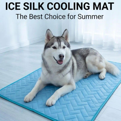 Alfombra Refrescante de Verano para Perros y Gatos, Lavable, para Cachorros y Perros Grandes, Colchón de Gel Frío, Manta Refrescante para Mascotas, Tallas S/M/L/XL/2XL