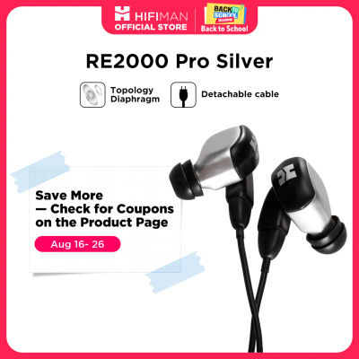Monitor intrauditivo HIFIMAN RE2000 Pro Silver con controlador de topología