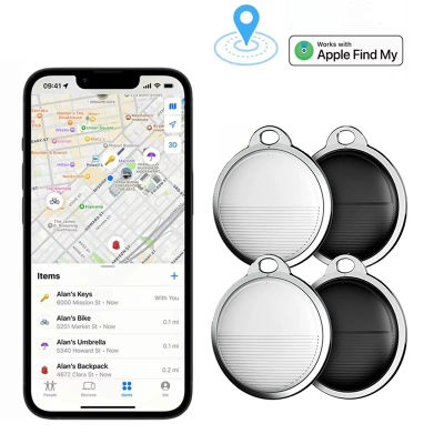 Localizador Bluetooth Inteligente, Compatible con Airtags de Apple, Aplicación Buscar, Rastreador para Equipaje, Llaves, Bolsos, Coche, Mascotas (1-6 Unidades)