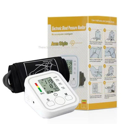 Monitor de Presión Arterial Automático para Brazo, Esfigmomanómetro, Medidor de Presión, Tonómetro para Medir la Presión Arterial