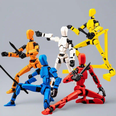 Muñeca de acción Titan, Robot de transformación móvil multiarticular, muñeca de acción portátil T13, personaje y juguete en forma de perro, regalo para niños