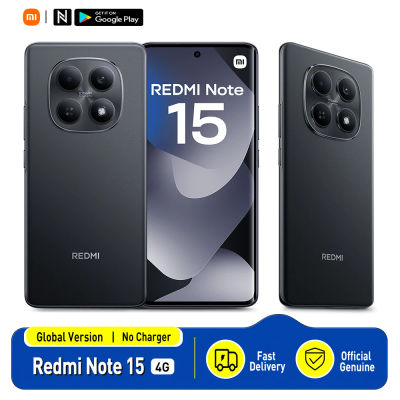 Xiaomi Redmi Note 15 Versión Global 128GB/256GB MTk Helio G100 Ultra 6.77" Pantalla, 120Hz, 108MP, 6000mAh, NFC, IP64, Sin Cargador