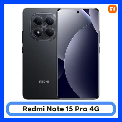 Versión Global Redmi Note 15 Pro, Teléfono Inteligente 4G, Batería de 6500 mAh, Carga Rápida de 45 W, Cámara Principal de 200 MP con OIS, Pantalla de 6.77 Pulgadas y 120 Hz, Teléfono Móvil Xiaomi