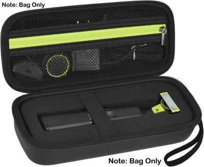 Bolsa de almacenamiento compatible con Philips Norelco OneBlade QP6531/70, QP6531/70, QP6530/70, QP6510/70, QP6530/80, QP6550 (solo estuche)