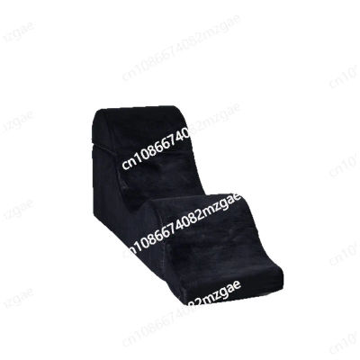 Silla de yoga convertible para adultos, salón ergonómico de espuma con almohada para la cintura, funda lateral lavable